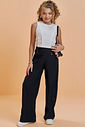 Blusa cropped em canelado liz 93496 Vic Teen Menina