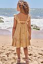 Vestido em blend de linho bordado 96427 Infanti Infantil Menina Vestido em blend de linho bordado 96427 Infanti Infantil Menina
