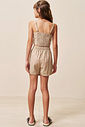 Conjunto de regata e short saia em linho blend 94397 Vic Teen Menina