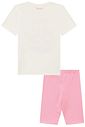 Conjunto de camiseta over em meia malha e bermuda biker em soft line 95940 Lilimoon Teen Menina Conjunto de camiseta over em meia malha e bermuda biker em soft line 95940 Lilimoon Teen Menina