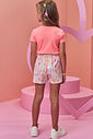Conjunto de blusa em canelado liz e shorts em molecotton 98376 Infanti Infantil Menina Conjunto de blusa em canelado liz e shorts em molecotton 98376 Infanti Infantil Menina