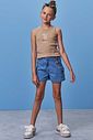 Shorts em jeans 97954 Vic Teen Menina Shorts em jeans 97954 Vic Teen Menina