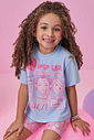 Camiseta em meia malha 98788 Kukiê Infantil Menina Camiseta em meia malha 98788 Kukiê Infantil Menina
