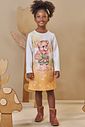 Vestido em fly tech 89163 Infanti Infantil Menina