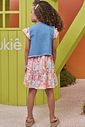 Vestido em malha fresh e colete em jeans arkansas 98602 Kukiê Infantil Menina Vestido em malha fresh e colete em jeans arkansas 98602 Kukiê Infantil Menina