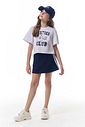 Conjunto de blusa em meia malha e saia em soft line com shorts embutido 96912 Vic Teen Menina Conjunto de blusa em meia malha e saia em soft line com shorts embutido 96912 Vic Teen Menina