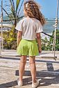 Conjunto de blusa em malha fresh e shorts em tecido texturizado 96478 Infanti Infantil Menina Conjunto de blusa em malha fresh e shorts em tecido texturizado 96478 Infanti Infantil Menina