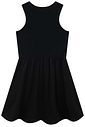 Vestido em canelado liz e tricoline mônaco com elastano 94367 Lilimoon Teen Menina