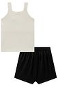 Conjunto de blusa em canelado liz e short saia em alfaiataria glow 99106 Infanti Infantil Menina Conjunto de blusa em canelado liz e short saia em alfaiataria glow 99106 Infanti Infantil Menina