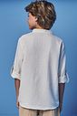 Camisa em linho rustic 98846 Johnny Fox Teen Menino Camisa em linho rustic 98846 Johnny Fox Teen Menino