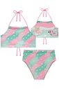 Biquíni reversível em malha UV dry com proteção UV 50+ 95953 Infanti Infantil Menina Biquíni reversível em malha UV dry com proteção UV 50+ 95953 Infanti Infantil Menina