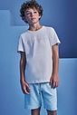 Camiseta em meia malha 98615 Johnny Fox Teen Menino Camiseta em meia malha 98615 Johnny Fox Teen Menino