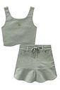 Conjunto de top e saia em sarja com elastano 95329 Lilimoon Teen Menina Conjunto de top e saia em sarja com elastano 95329 Lilimoon Teen Menina