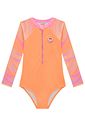 Maiô em malha com proteção UV50+ 99822 Kukiê Infantil Menina Maiô em malha com proteção UV50+ 99822 Kukiê Infantil Menina