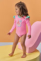 Conjunto de blusa e calcinha com proteção UV50+ 96256 Kukiê Infantil Menina