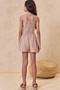 Conjunto de top cropped e short saia em tecido new positano 95205 Lilimoon Teen Menina