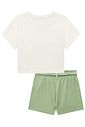 Conjunto de blusa em meia malha e shorts em malha big waffle 95498 Lilimoon Teen Menina Conjunto de blusa em meia malha e shorts em malha big waffle 95498 Lilimoon Teen Menina