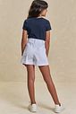 Conjunto de blusa em cotton e shorts em sarja com elastano 96289 Lilimoon Teen Menina Conjunto de blusa em cotton e shorts em sarja com elastano 96289 Lilimoon Teen Menina