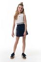 Conjunto de regata em canelado liz e short saia em moletom sem pelúcia 95969 Vic Teen Menina Conjunto de regata em canelado liz e short saia em moletom sem pelúcia 95969 Vic Teen Menina