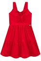 Vestido em tricoline com elastano 98264 Vic Teen Menina Vestido em tricoline com elastano 98264 Vic Teen Menina