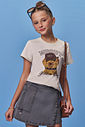 Blusa em meia malha 98489 Vic Teen Menina Blusa em meia malha 98489 Vic Teen Menina