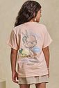 Camiseta over em meia malha 94890 Lilimoon Teen Menina Camiseta over em meia malha 94890 Lilimoon Teen Menina