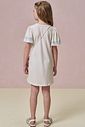 Vestido em malha power. Acompanha bolsa 96674 Infanti Infantil Menina