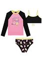 Trio de biquíni e blusa manga longa em malha UV50 97544 Vic Teen Menina Trio de biquíni e blusa manga longa em malha UV50 97544 Vic Teen Menina