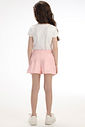 Conjunto de blusa em canelado e shorts em malha twill brilho 93662 Kukiê Infantil Menina Conjunto de blusa em canelado e shorts em malha twill brilho 93662 Kukiê Infantil Menina