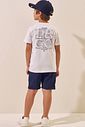 Conjunto de camiseta em meia malha e bermuda em nylon hidronatic supersoft premium 97255 LucBoo Infantil Menino Conjunto de camiseta em meia malha e bermuda em nylon hidronatic supersoft premium 97255 LucBoo Infantil Menino