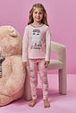 Conjunto de pijama de blusa em meia malha e calça legging em malha fresh 94272 Kukiê Infantil Menina Conjunto de pijama de blusa em meia malha e calça legging em malha fresh 94272 Kukiê Infantil Menina