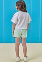 Conjunto de blusa em meia malha e shorts em moletom sem pelúcia 96580 Kukiê Infantil Menina Conjunto de blusa em meia malha e shorts em moletom sem pelúcia 96580 Kukiê Infantil Menina