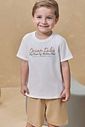 Conjunto de camiseta em meia malha e bermuda em linho santorine com elastano 95430 Johnny Fox Teen Menino Conjunto de camiseta em meia malha e bermuda em linho santorine com elastano 95430 Johnny Fox Teen Menino