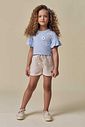 Shorts em moletom sem pelúcia 96420 Infanti Infantil Menina Shorts em moletom sem pelúcia 96420 Infanti Infantil Menina