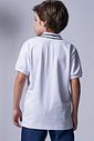 Camisa polo em piquet com elastano 96037 Johnny Fox Teen Menino Camisa polo em piquet com elastano 96037 Johnny Fox Teen Menino