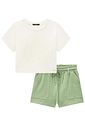 Conjunto de blusa em meia malha e shorts em malha big waffle 95498 Lilimoon Teen Menina Conjunto de blusa em meia malha e shorts em malha big waffle 95498 Lilimoon Teen Menina