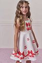 Vestido em fly tech 99138 Infanti Infantil Menina Vestido em fly tech 99138 Infanti Infantil Menina