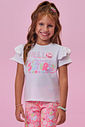 Blusa em meia malha 98038 Kukiê Infantil Menina Blusa em meia malha 98038 Kukiê Infantil Menina