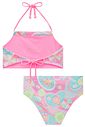 Biquíni reversível em malha UV dry com proteção UV 50+ 98406 Infanti Infantil Menina Biquíni reversível em malha UV dry com proteção UV 50+ 98406 Infanti Infantil Menina