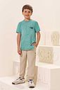 Camiseta em meia malha 96300 LucBoo Infantil Menino Camiseta em meia malha 96300 LucBoo Infantil Menino