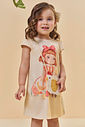 Vestido em meia malha (Acompanha bolsa) 95244 Kukiê Infantil Menina Vestido em meia malha (Acompanha bolsa) 95244 Kukiê Infantil Menina