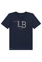 Camiseta em meia malha 99270 LucBoo Infantil Menino