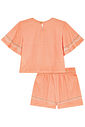 Conjunto de blusa e shorts em malha fresh 95026 Kukiê Infantil Menina Conjunto de blusa e shorts em malha fresh 95026 Kukiê Infantil Menina