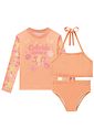 Trio de blusa e biquíni em malha UV dry com proteção UV 50+ 96610 Infanti Infantil Menina Trio de blusa e biquíni em malha UV dry com proteção UV 50+ 96610 Infanti Infantil Menina
