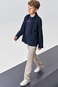 Jaqueta em flanela melange 90961 Johnny Fox Teen Menino