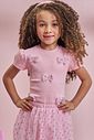 Blusa em canelado 97256 Kukiê Infantil Menina