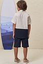 Conjunto de camisa em linho verano e bermuda em linho santorine com elastano 99318 LucBoo Infantil Menino Conjunto de camisa em linho verano e bermuda em linho santorine com elastano 99318 LucBoo Infantil Menino