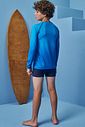 Conjunto de camiseta e sunga em malha uv dry com proteção UV50+ 99024 Johnny Fox Teen Menino