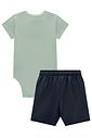 Conjunto de body em suedine e bermuda em linho santorine com elastano 95437 Johnny Fox Bebê Menino Conjunto de body em suedine e bermuda em linho santorine com elastano 95437 Johnny Fox Bebê Menino