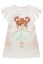 Vestido em molecotton 98843 Kukiê Infantil Menina